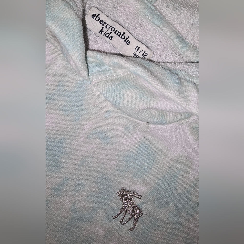 Abercrombie Kids Tie-Dye Hoodie | Size 11/12 | Soft Pastel Pullover